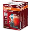 OSRAM NIGHT BREAKER LASER HB3, +150% di luce in, lampada alogena per fari, 9005NL, 12V, scatola pieghevole (1 lampada)