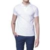 Blooker Polo manica corta in cotone piquet colore bianco