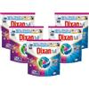Dixan DISCS 4in1 Color Detersivo Lavatrice (40 Lavaggi), Capsule lavatrice per colori vivaci, pulizia profonda del bucato e freschezza igienica per la lavatrice, Rimuove le macchie da 20°C