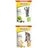 GimCat Bundle GimCat Erba Bits - Spuntino per gatti senza cereali e ricco di vitamine con erba vera + GimCat Formaggio Rollis - Spuntino per gatti senza cereali e ricco di vitamine con vero formaggio duro