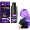 Cynamus Shampoo Naturale per Capelli Grigi 3 in 1 - Tinta Istantanea per Uomini e Donne (Viola)