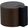 EVI Herrajes | Fermaporta da pavimento adesivo |Ø24 x 20 mm | Ottone finitura rustica | per interni ed esterni| protezione per porta|04019324LRU