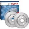 BOSCH Set Dischi Freno BD1500 - Dischi Freno Ventilati di Ghisa di 290mm - Asse Posteriore - Conformi al regolamento ECE-R90 - Ottimizzati per Ridurre Rumore, Calore e Corrosione - 2 Dischi