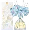 COCORRÍNA Fiore Diffusore Profumo Ambiente 250ml, Cashmere Vanilla, con 8 Bastoncini di Fragranza, Naturale, di Lunga Durata, per la Camera da Letto, L'Ufficio, Il Bagno
