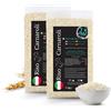 Generico Riso Carnaroli Italiano 2 kg (2×1kg) - Chicchi Lunghi Ricchi di Amido - Ideale per Risotti - Senza Glutine - Coltivato a Vercelli | Made in Italy