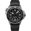Undone AQUADEEP SIGNAL Automatico Titanio Silicone Grigio Nero Zaffiro Orologio Uomo