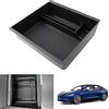 GAFAT [Nuovo 2024] GAFAT Tesla Model 3 2024 2025 Contenitore Portaoggetti per Console Centrale, Tesla Model 3 Highland 2024 Vano Portaoggetti Organizer, Tesla Model 3 2024 Accessori (Intermedio)