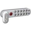 KitLock Serratura elettronica KL1000, per armadietti e mobili, senza chiave con serratura a combinazione, per destrorsi, colore argento
