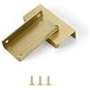 Sunlithor Maniglie per armadi in oro per mobili da cucina, cassetti da cucina, vintage, confezione da 6 pezzi, 64 mm, BA 80 mm di lunghezza