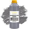 Creative Deco Mordente per Legno a Base d'Acqua | Colore Grigio | 1L | Vernice a Rapida Essiccazione | Non Tossica | per Pannelli Legno, Cemento, Mattoni, Carta da Parati | Efficienza anche al Esterno