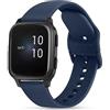 Mugust 20mm Cinturino per Garmin Venu Sq/Venu 2 Plus/Venu Sq Music, Cinturino di Sport Silicona Ricambio Compatibile per Garmin Vivomove 3/4/3 Music/HR/Luxe/Style/Forerunner 245/645 Music(Blu)