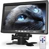 kuman Raspberry pi monitore 7 Inch Monitor HD Display 1024x600 IPS Screen for Raspberry Pi 4 with HDMI VGA Input, Built in Speaker for DVD VCR Car Remote SC7J