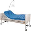 Wimed Letto elettrico per anziani Bongo grigio + Materasso antidecubito