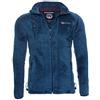 Geographical Norway G-Hunter - Giacca da uomo in pile caldo e soffice Blu scuro L