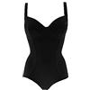 SIELEI Body contenitivo Sièlei 968 coppa c senza ferretto (6, Nero)