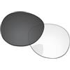 PapaViva Lenti di ricambio compatibili con occhiali da sole Ray-Ban Meta Headliner RW4009 da 50 mm, Eclipse Grigio Fotocromatico, RW4009 50mm