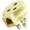 JOIN Adattatore TELEFONICO da Spina E Presa TRIPOLARE A Presa MODULARE Plug RJ11 6 Poli 2 CONTATTI