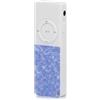 Elprico Lettore MP3 sottile, classico multifunzione HiFi, suono senza perdite, supporta 64 GB (blu)