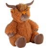 Wild Republic Snuggleluvs, Mucca Highland, Peluche con Peso, 38 cm, Regalo per Bambini, Giocattolo di Peluche, Imbottitura in Bottiglie d'Acqua Riciclate Filate