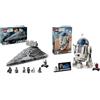 LEGO Star Wars Distruttore Imperiale + Modello R2-D2 75394 + 75379
