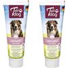 Tubi DOG Delizia di salsiccia di fegato in tubo per cani | Confezione Doppia | 2 x 75 g | Tubo pratico al tocco morbido | Pasta snack ridotta di grassi senza zucchero