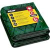 Bikain - Telo Impermeabile esterno - 3x4 metri - 90g/m2 Rinforzato - Occhielli Antistrappo - Telo 100% Impermeabile e 100% Protezione UV - Copritutto Multiuso - 3 Strati Laminato Incrociato