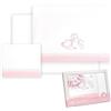 Interbaby - Lenzuola in cotone - Auto/Mosè/Navicella - Orso Elefante Palloncini - Set 3Pcs. Lenzuolo sotto + piano di lavoro + federa cuscino