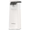 Kenwood Apriscatole Elettrico CAP80.000WH, Accessorio Cucina Multifunzionale 3-in-1 con Affilatore Integrato, Apriscatole e Apribottiglie, con Cavo Avvolgibile, Bianco