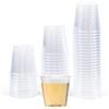 Kolamom 50 bicchieri di plastica, 3 cl/30 ml, in plastica, usa e getta, trasparenti, per degustazioni, compleanni, banchetti, matrimoni