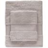 Bellora Set Asciugamani viso e ospite in Spugna 100% Cotone con balza in nido d'ape Art. Fiocco (Grigio)