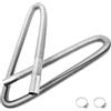 Sxutop 150 cm Tubo di Scarico per Generatore Tubo Scarico Riscaldatore Diesel in Acciaio Inox con Fascette Stringitubo Tubi per Riscaldatore Parcheggio Auto