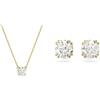Swarovski Imber Collana & orecchini Collezione, placcato oro