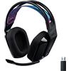 Logitech G535 LIGHTSPEED Cuffia con Microfono Gaming Wireless - Cuffie Supra-Aurali Leggere, Microfono Flip to Mute, Audio Stereo, Compatibile con PC, PS4, PS5, Ricaricabile Tramite USB - Nero