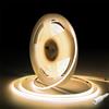 Fosingut Striscia LED COB 5 metri DC12V, 480LED/M Strisce LED Camera Adesive Flessibile,Bianco Neutro 4000K CRI90+ 4mm Alta Luminosità Luce Plafoniera Sottopensile Cucina per Feste,Casa DIY Deco
