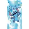 Halantex STITCH mani alzate - da Disney Lilo e Stitch telo doccia Telo Mare Spiaggia Bagno Beach Towel - 100% Cotone - Dimensioni 70x140cm - multicolore