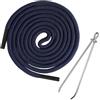 KARELLS Corda di Ricambio in Cotone,140cm Cordoncini di Ricambio con Coulisse,Cordoncino per Pantaloni,Cotone con Cordoncino,1 Infila Coulisse,Cordino di Ricambio per Felpa con Cappuccio(Blu Marino)