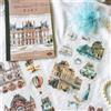 Ta Merry Scrapbooking Stickers 18 Fogli Accessori per Diario Set di Adesivi Retro Estetica Decorativa per Album,Scrapbooking,Blocco Note,Album Fotografico Fai da Te (Attraction)
