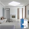HYBEC - Plafoniera LED Soffitto Quadrata, Lampade Soffitto, Plafoniera LED Esterno, Lampadario Bagno, Plafoniere a LED, Lampada Cucina, LED Bagno 6000ºK, 30W (Pack 1)