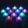 AMFUN Luce LED sommergibile, 12pc Candele a LED Senza Fiamma, Luce a gradiente di colore, Impermeabile Subacquea Mini Luce Decorativa per Laghetto, Piscina, Acquario, Vaso, Festa, Festival (Girare)
