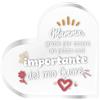 NAÏZAYA Idea Regalo Festa della Mamma 2026 - Targa a Cuore Mamma Migliore del Mondo - Idee Regali Compleanno Originali