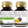 LABOTTEGADEGLIINTEGRATORI Set di integratori in Softgels per la Prostata e per le Vie Urinarie | Serenoa Repens 70 Perle + Semi di Zucca 70 Capsule Molli | LA BOTTEGA DEGLI INTEGRATORI