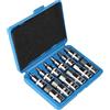 CPROSP Set di Dadi a Brugola da 12 Pezzi, 1/2, Esagono Esterno 1/2 Pollici con Valigetta, Esagonale, 5,6,7,8,10,12,14,16,17,18,19,22 mm, Blu
