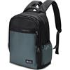 BAGZY Zaino da Viaggio Aereo Bagaglio a Mano 40x30x15 British Airways Zaino Antifurto Zaino Piccolo Impermeabile Zaino Porta PC 15.6 Borsa Da Cabina Zaini per College Scuola Donna Uomo Grigio