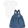 Levi's Lvg Top And Rainbow Skirtall S Bimba, Alyssum Bianco, 6 Mesi
