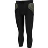 Reusch Pantaloni da Portiere Imbottiti Eco Short 3/4 con Imbottitura Cucita Calcio, Nero/Verde Oliva, L Uomo