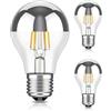 ledscom.de 3 lampadine LED E27 per specchi da bagno A60, 2600K bianco caldo, 399 lm, 4,3 W, 230 V - Lampadine Silverhead - non dimmerabili