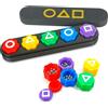 ToyPlash - Set 5 Dadi Gioco Gonggi Korean Game - Gioco Gonggi Original - Gong-gi Game Tradizionale - Giochi Coreani Bambini e Adulti - Gongi Dadi Korean - Giochi Abilità (Astuccio)
