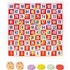 Woodenfun Gioco da tavolo tradizionale a forma di serpenti e scale per bambini, in tessuto