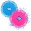 COM-FOUR® 2x frisbee ad acqua - disco da lancio in schiuma e silicone Ø 17 cm - gioco acquatico in colori vivaci, extra morbido (02 pezzi - Frisbee 17 cm)