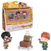 Wizarding World Harry Potter, set di personaggi Micro Magical Moments con Harry, Ron, Edvige e teca espositiva, giocattoli per bambini dai 6 anni in su